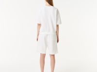 Женская толстовка Lacoste Loose Fit с коротким рукавом