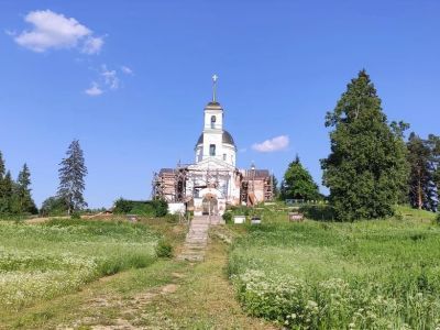 Церковь Святой Троицы 1853 г. (Видимирьский погост)