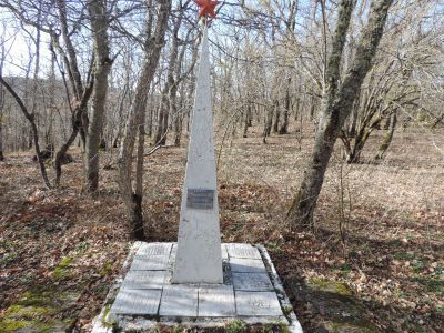 Могила капитана Н.П.Мануилова