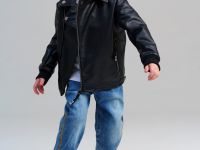 Куртка кожаная для мальчиков