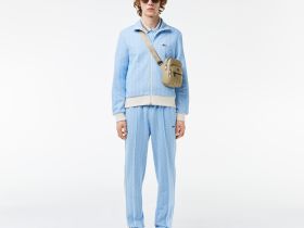 Мужская жаккардовая толстовка Lacoste PARIS с монограммой