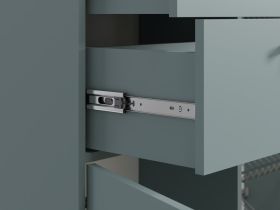 Обувница подвесная Сайрис 98x99 Серо-зеленый