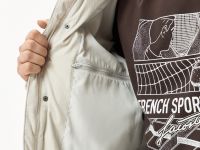 Мужская стёганая куртка Lacoste с капюшоном