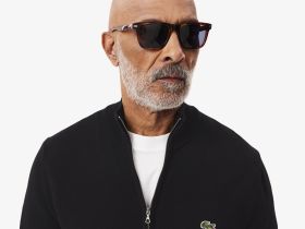 Мужской свитер Lacoste на молнии из органического хлопка