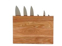 Подставка для ножей магнитная Woodinhome KS015SON, дуб