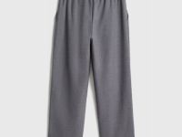 Брюки с защипами для девочек, Серый