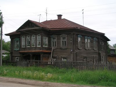 Дом, где в 1918-1922 гг. жил и работал писатель В.И. Костылев