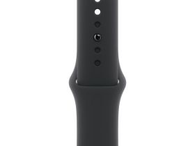 Умные часы Apple Watch Series 11 46 мм «Полночь», с чёрным спортивным ремешком M/L