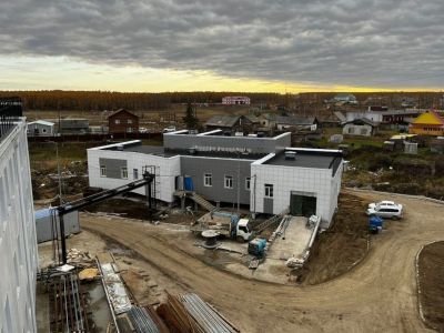 Строящийся больничный комплекс в Чурапче подключили к теплу