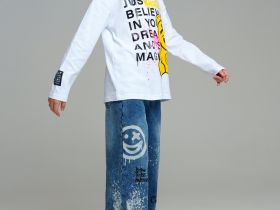 Фуфайка трикотажная для девочек (футболка с длинными рукавами)