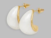 Серьги объемной формы