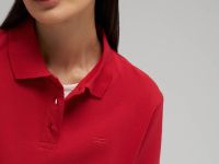 Поло прямого кроя из хлопка пике