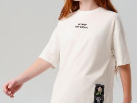 Фуфайка трикотажная для девочек (футболка)