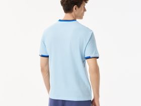 Мужская хлопковая футболка Lacoste с принтом
