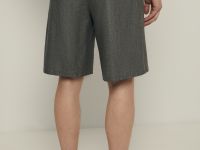 Шорты на резинке с добавлением льна
