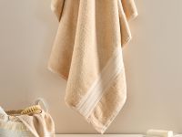 Полотенце махровое Базена/Basena, кремовое