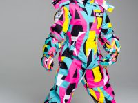 Зимний комбинезон из мембранной ткани для девочки