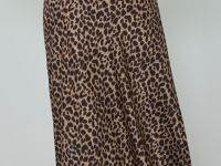 Сатиновая юбка макси, Бежевый