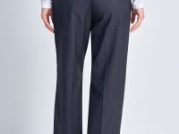 Брюки со стрелками широкого силуэта