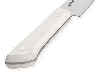 Нож кухонный для тонкой нарезки Samura "Harakiri" (SHR-0045W) 196 мм, сталь AUS-8, рукоять ABS пластик, белый