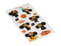 Наклейки гелевые Мульти-Пульти "Чебурашка", 13 наклеек