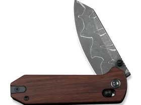 Складной нож CIVIVI Yonder, сталь Jagged Damascus, рукоять Guibourtia Wood