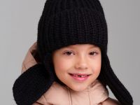 Шапка трикотажная для девочек