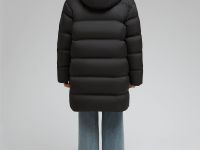 Стеганый пуховик с натуральным пухом