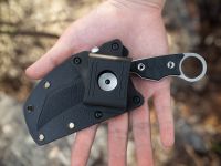 Нож с фиксированным клинком Ruike FS68-B, сталь 14C28N, рукоять G10, черный