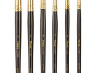 Набор кистей щетина Pinax "CLASSIC Plein Air" 6 шт, круглые, короткая ручка