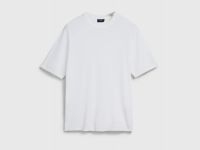 Вязаная футболка из пряжи, Белый