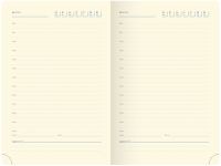 Ежедневник недатированны, кожзам Berlingo "Instinct" В6 136 л, черный/лаванда, с резинкой