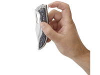 Складной нож CRKT Fossil™ BLACK WITH VEFF SERRATIONS™, сталь 8Cr13MoV, рукоять сталь 2Cr13, накладки G10