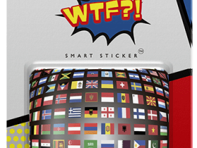 Держатель наклейка WTF