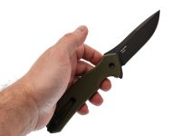 Складной нож Mr.Blade Hellcat Blackwash, сталь VG-10, военный стиль, рукоять Olive G10