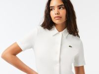 Женское платье-поло Lacoste из органического хлопка