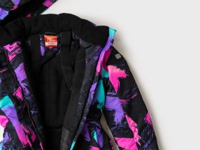 Комбинезон текстильный с полиуретановым покрытием для девочек