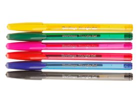 Набор гелевых ручек Berlingo "Triangle Gel" 6 цв 0,5 мм, корпус ассорти