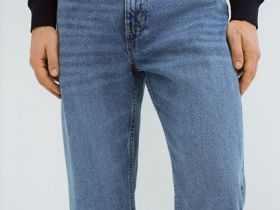 Прямые джинсы Straight, Синий