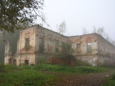 Усадьба, сер. XIX в., парк с прудами (лесная школа)