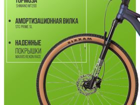 Горный велосипед Stinger Graphite STD 29, год 2025, цвет Синий, ростовка 18