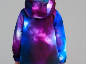 Куртка текстильная с полиуретановым покрытием для девочек (ветровка)