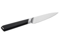 Кухонный нож для чистки овощей и фруктов Hatamoto Kaizen HVT-020, 9.7 см, сталь AUS-8, рукоять ABS-пластик, черный