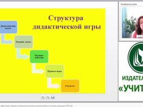 Дидактическая игра как эффективное средство познавательно-речевого развития ребёнка в условиях реализации ФГОС ДО
