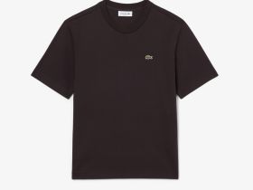 Женская футболка Lacoste свободного кроя из мягкого хлопка