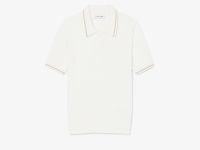 Женское поло Lacoste фактурной вязки