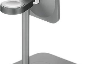 Беспроводное зарядное устройство uBear Evoke 3в1 Qi2, 25Вт серый