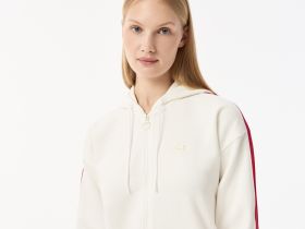 Женская спортивная толстовка Lacoste с капюшоном