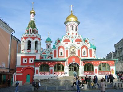 Фундаменты Казанского собора на Красной площади