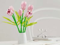 JK29312 Конструктор Букет розовых тюльпанов